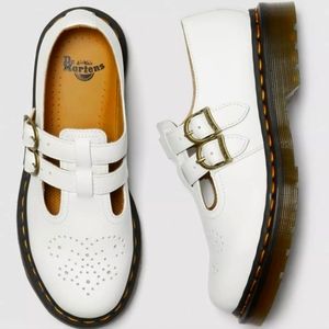 Dr. Martens 8065 Mary Janes White Oxford New Without Box Womens Size US 8